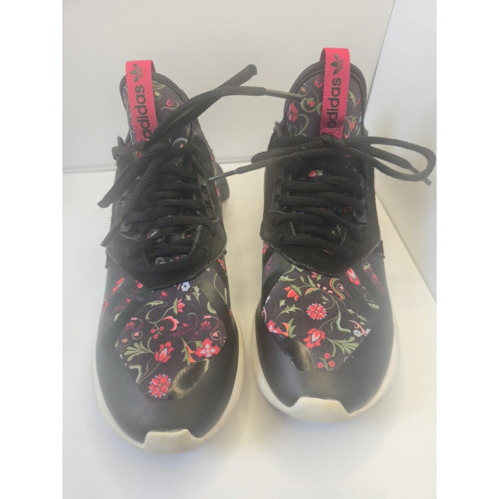 Used♻️ Adidas Tubular Runner Flower Pack Floral Sz 7  Women's Running Shoes LE